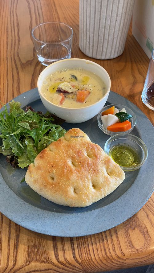 Lunch soup set  at Stance Dot in Toyonaka