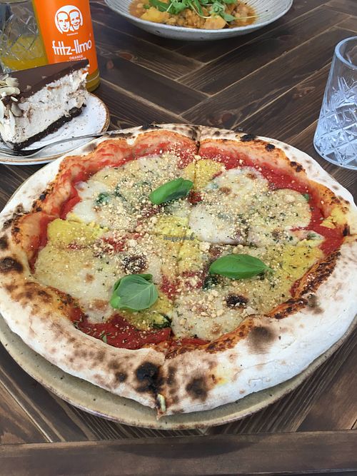 4 Cheese Pizza at Commune Cafe in Tallinn