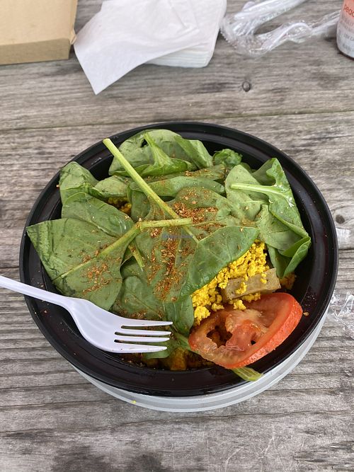 Vegan breakfast bowl  at Kristina's Kitchen in Millville