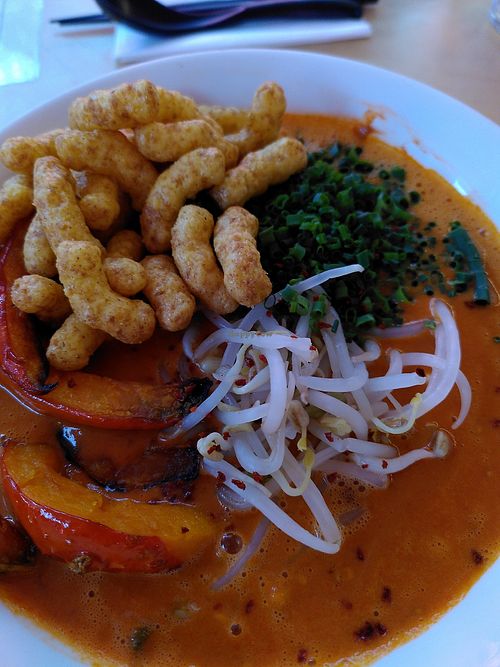 Pumpkin miso ramen at Vegan Ramen Shop - Jana Pawla in Warsaw