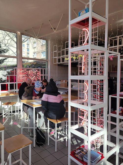 Inside at Vegan Ramen Shop - Jana Pawla in Warsaw