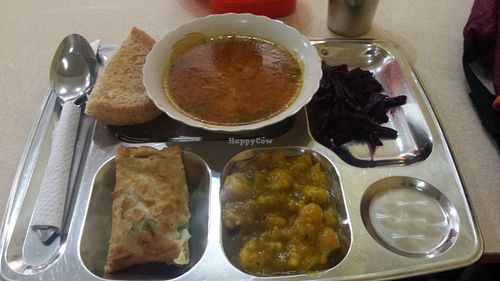 medium meal at Govindas in Oruro