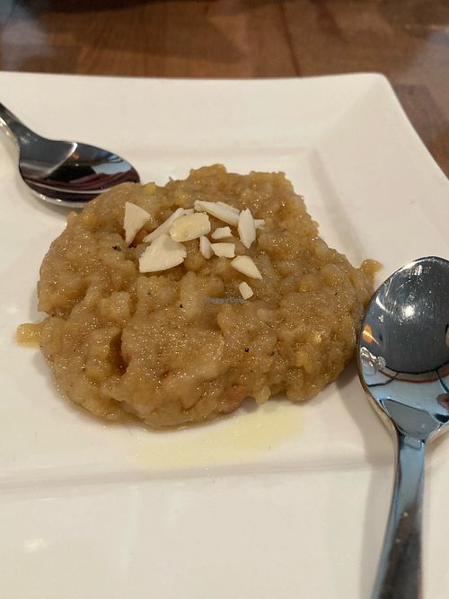 Dessert - almonds and rice at Woodlands in Gaithersburg