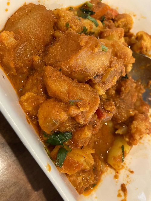 Aloo gobi at Woodlands in Gaithersburg
