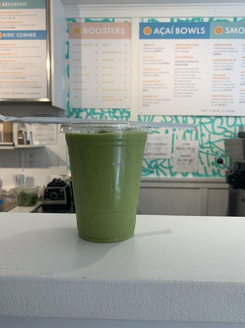 Fantastic organic smoothies  at Organic Krush in Amagansett