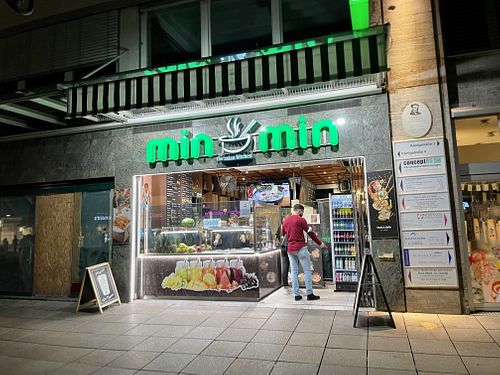 outside at Minmin in Stuttgart