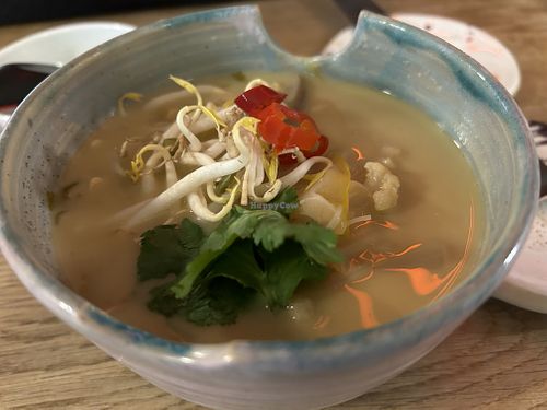 Tom Kha soup   at Cudo Vegan Sushi in Poznan