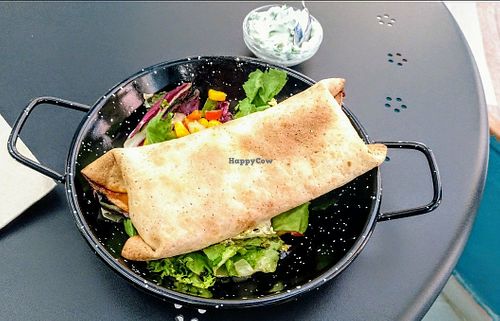 Wrap de heura y verduras. at Sweet Marine in Valencia
