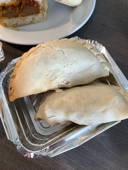 Spinach and ricotta empanada  at Freakin' Vegan - Take Out & Delivery in Ridgewood