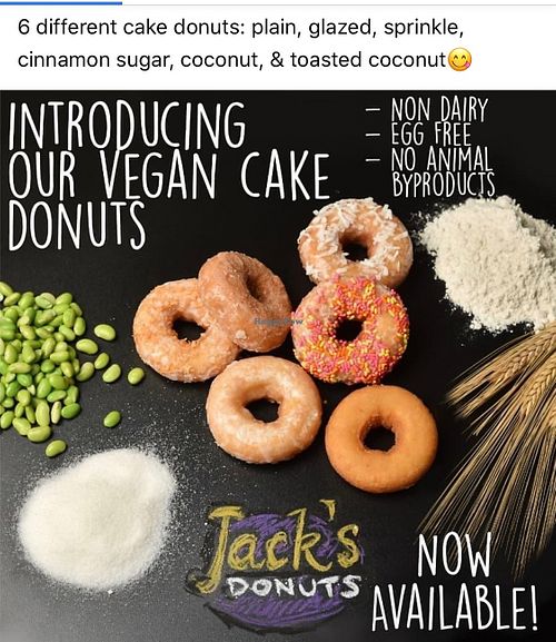 Jack's Donuts Greenfield Indiana Bakery HappyCow