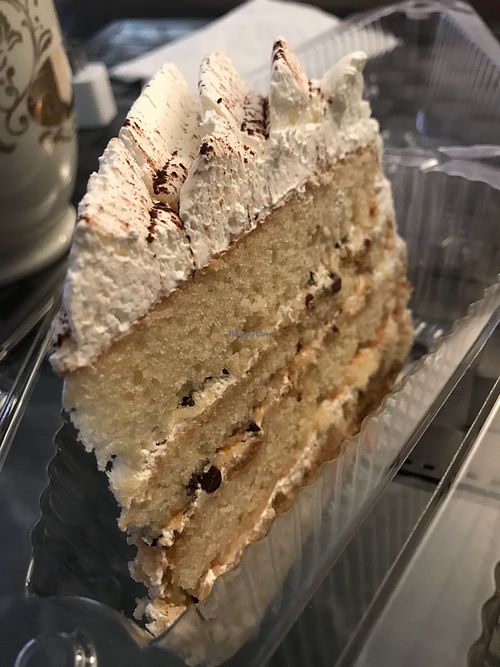 Tiramisu cake at The Vegetable Garden in Silver Spring