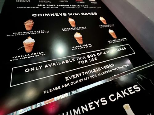 all vegan 😍 at Chimneys in Berlin