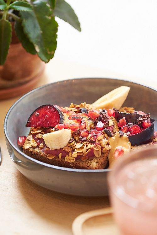 King banana bread  at NEØ Coffee House in Barcelona