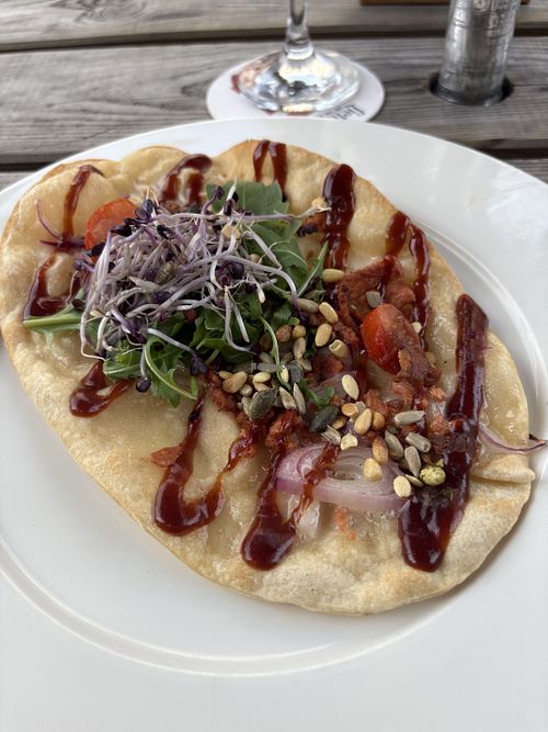 Flammkuchen  at Stadsbierhuys De Waag  in Doesburg