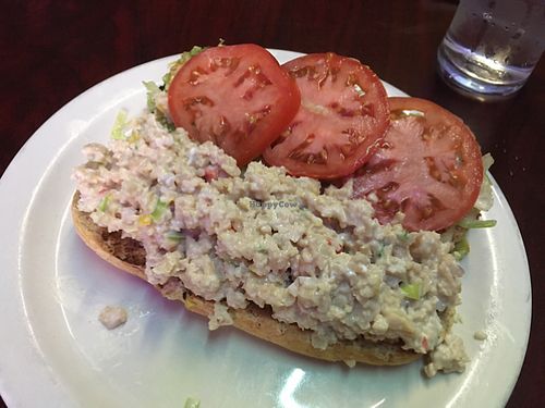 chick'n sandwich  at Deja Vu in Memphis