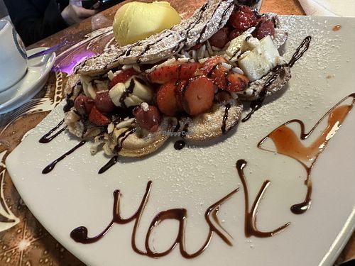 waffle (vegan)  at Wonder Waffel in Muenster