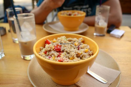 quinoa bowl at VeZa in Belgrade