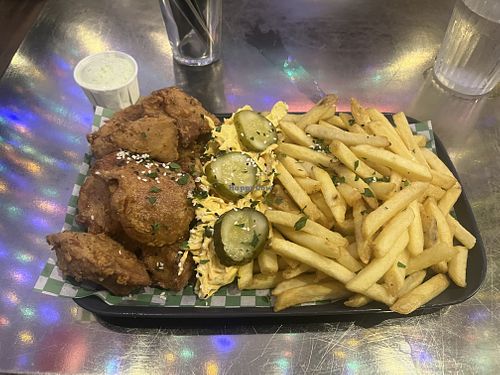 Buttermylk “chicken” combo  at Döner Summer in Leeds