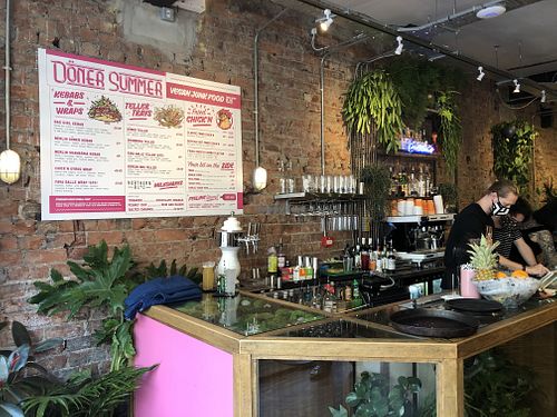 Main service counter  at Döner Summer in Leeds