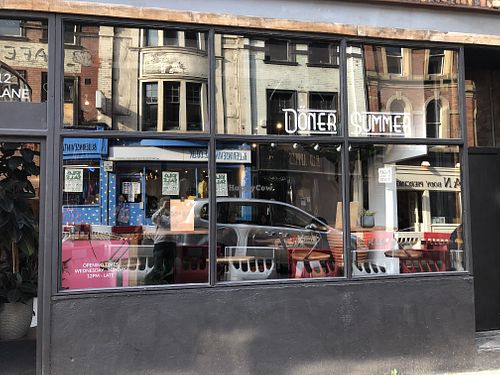 Exterior: location is so close to the Corn Exchange  at Döner Summer in Leeds