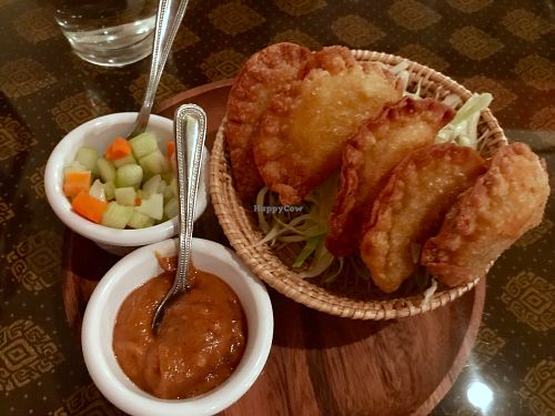 Curry pockets. Yummy!  at The Basil in Carson City