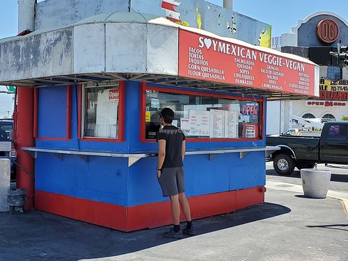 Outside at SoyMexican in Las Vegas