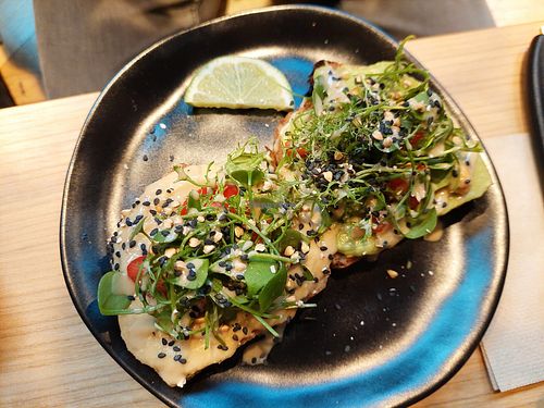 Toast, about 16 CHF at Beans & Nuts in Bern