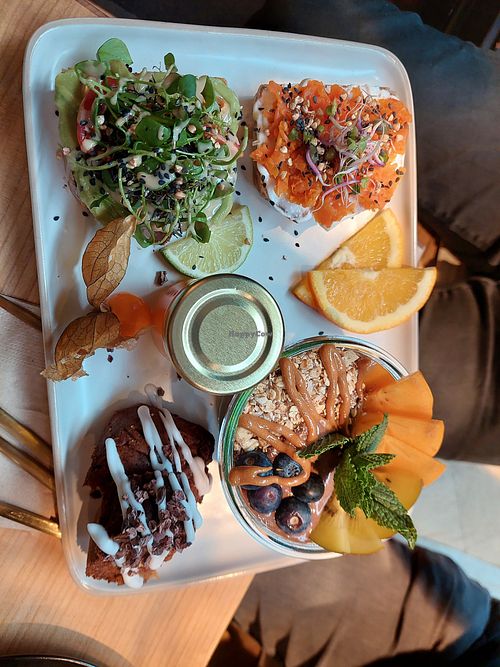 Breakfast set 35 CHF at Beans & Nuts in Bern