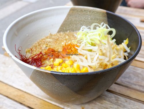 Miso ramen at Mori Cafe in Paris
