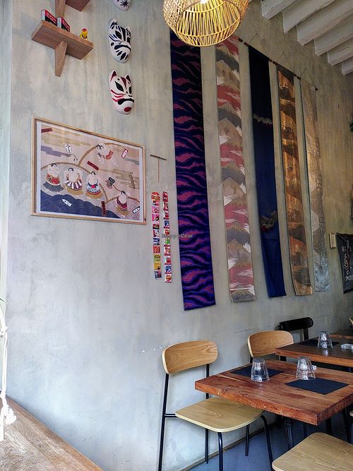 Interior Decoration at Mori Cafe in Paris