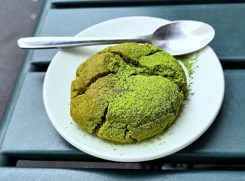 Cookie Matcha at Mori Cafe in Paris