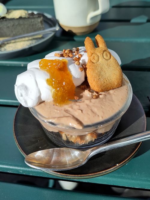 Tartelette déstructurée chestnuts  at Mori Cafe in Paris