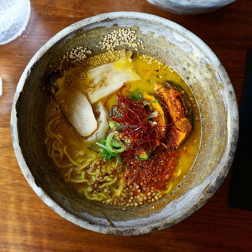Kabocha Ramen at Mori Cafe in Paris