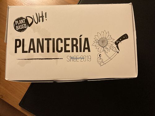 To go box at Planticeria in Panama City