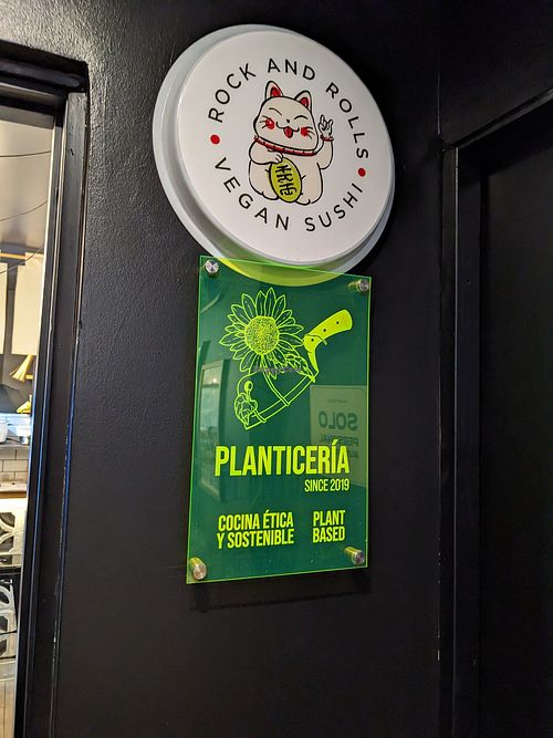 Rock and Rolls sushi bar next door at Planticeria in Panama City