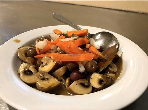 Mushrooms with pickles (Portuguese “pica-pau”) at Damas in Lisbon