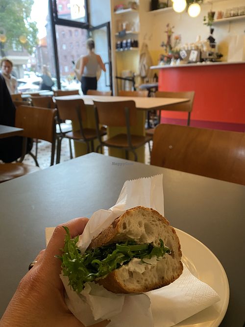 Breakfast baguette  at À la Lo in Stockholm