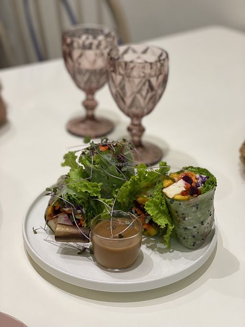 Fresh spring rolls w sauce  at Kindred Cafe in Davao City