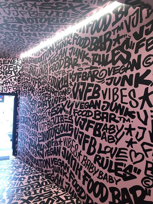 Entry way at Vegan Junk Food Bar - El Born in Barcelona