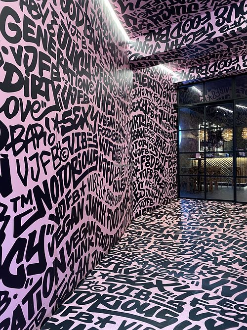 Entrance  at Vegan Junk Food Bar - El Born in Barcelona