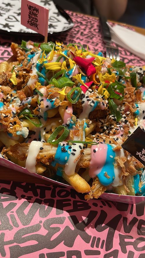 Patatas fritas   at Vegan Junk Food Bar - El Born in Barcelona