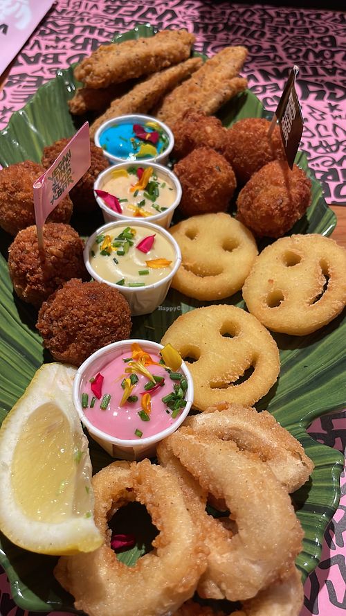 Sumo platter  at Vegan Junk Food Bar - El Born in Barcelona