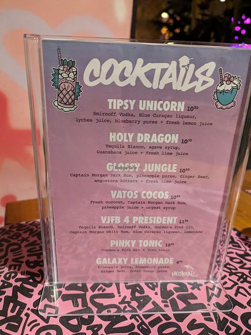 Drinks at Vegan Junk Food Bar - El Born in Barcelona