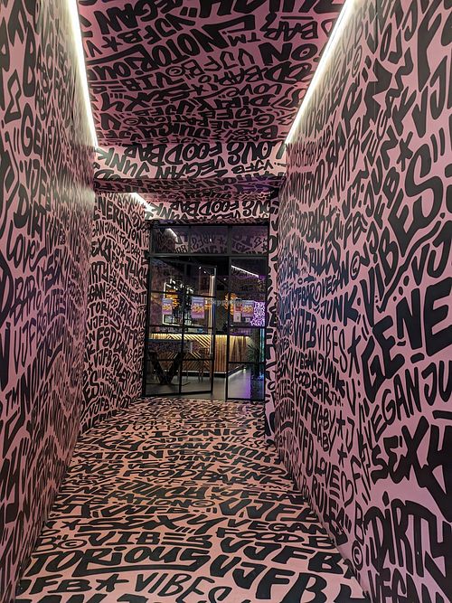 entrance at Vegan Junk Food Bar - El Born in Barcelona