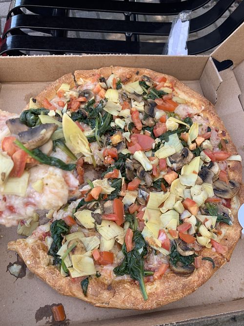 Fungo Vegan Pizza at Donna's Pizzeria in Saddle Brook