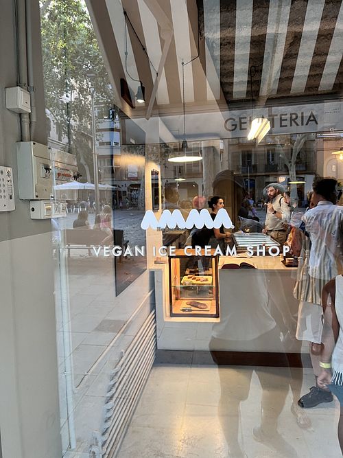 Outside   at AMMA Gelato in Barcelona