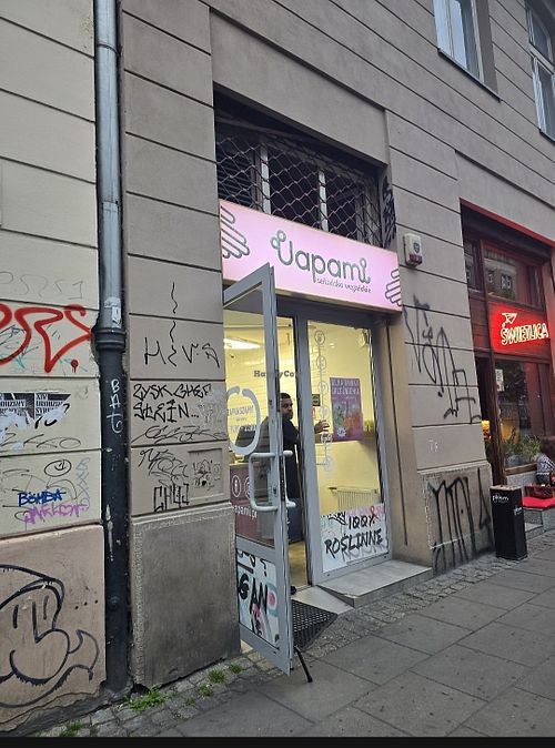 Outside at Uapami in Warsaw