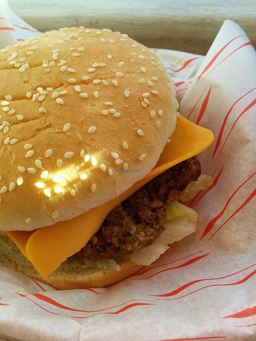 cheeseburger at Vx in North London