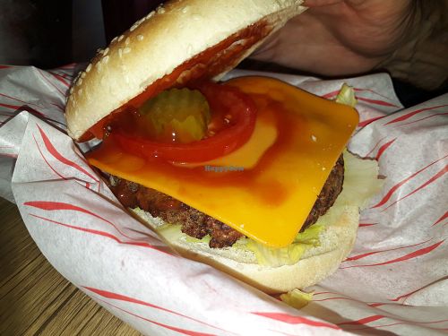 Burger at Vx in North London