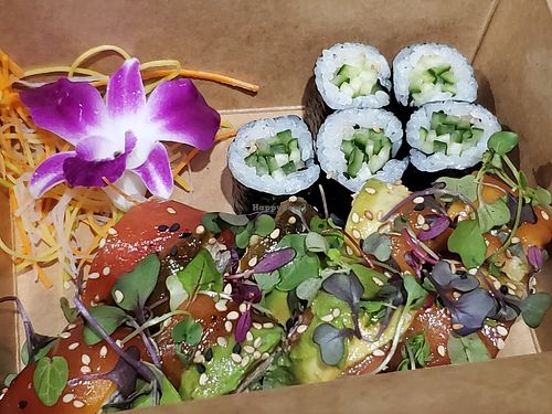 Cucumber rolls kappa maki at Chikyū Vegan Sushi Bar & Izakaya in Las Vegas